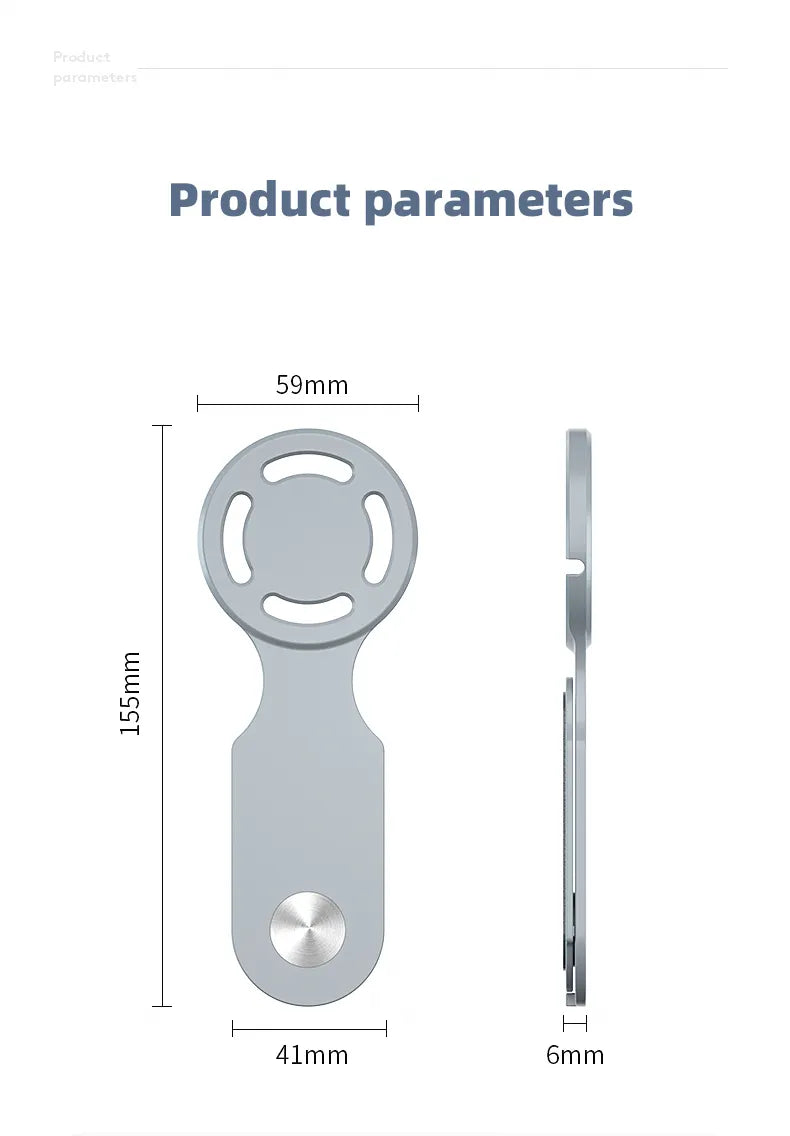 Support de téléphone latéral pour ordinateur portable et support de chargement magnétique sans fil