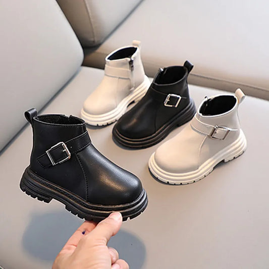 Bottes d'hiver en caoutchouc souple pour enfants filles