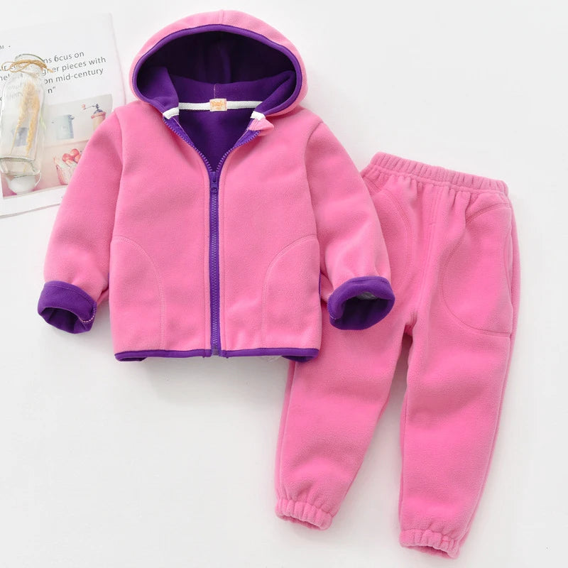 Cozy Kids Winter Fleece Outfit