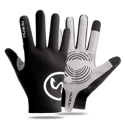 Touchscreen Cycling Gloves - Gel Padded Full & Half Finger Options