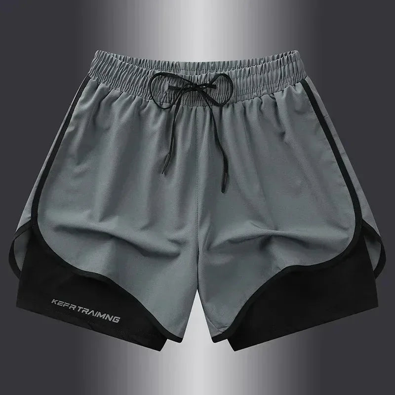 Men's Black Outdoor Running Shorts