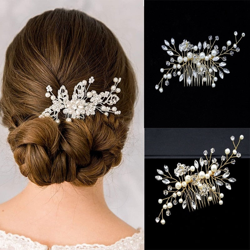 Ensemble d'épingles à cheveux de mariée élégantes