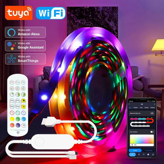 Bandes lumineuses LED USB RVB - Télécommande