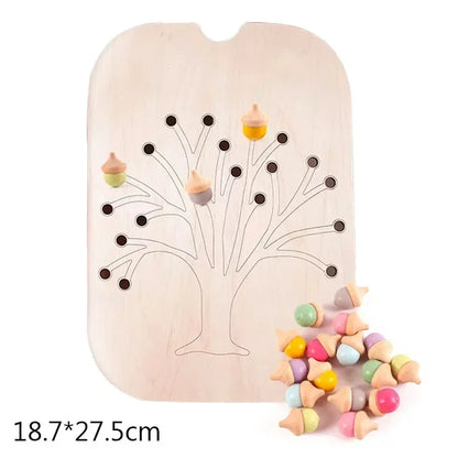 Rainbow Counting Pompoms Set  Kids Games