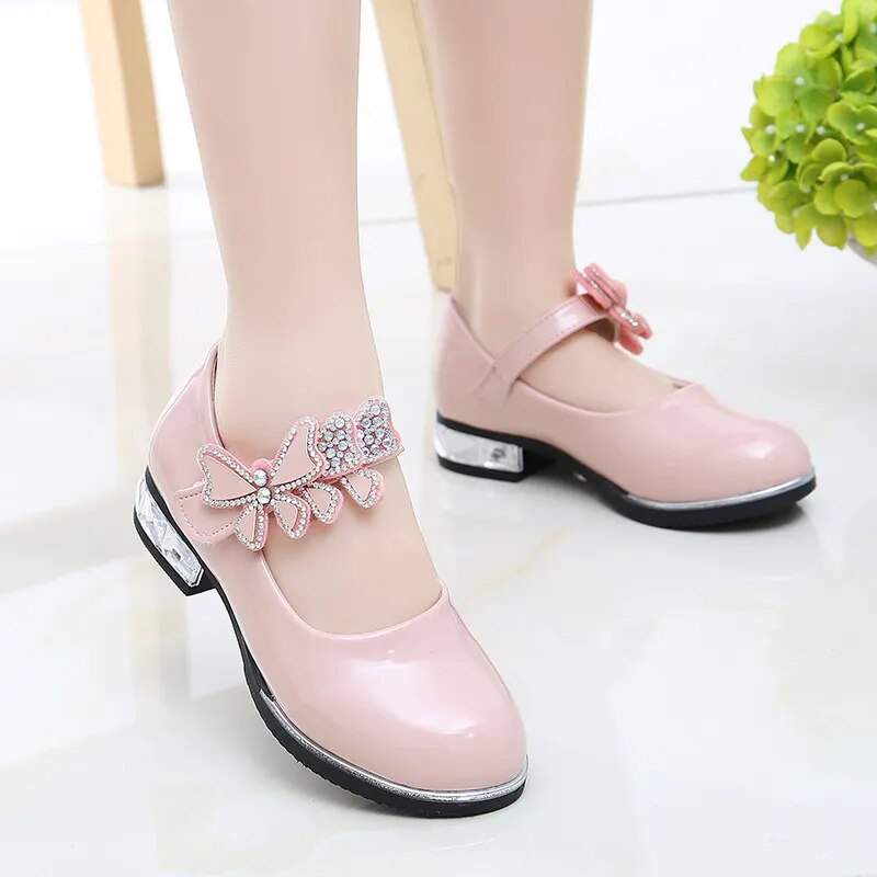 Girls Leather Shoes for Spring Summer