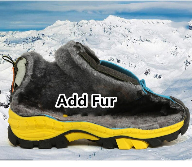 Cozy Kids' Fur Snow Boots - Waterproof & Non-slip