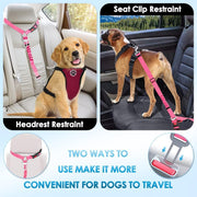 3in1 Dog Car Seat Belt & Restraint