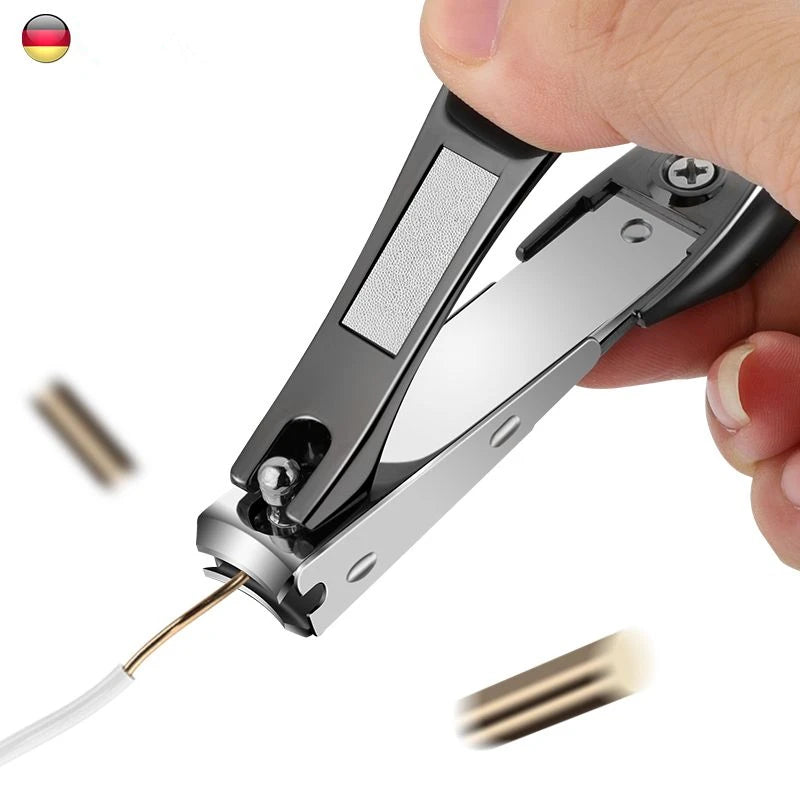 Stainless Steel Nail Clippers - Sharp/Curved Edge Design