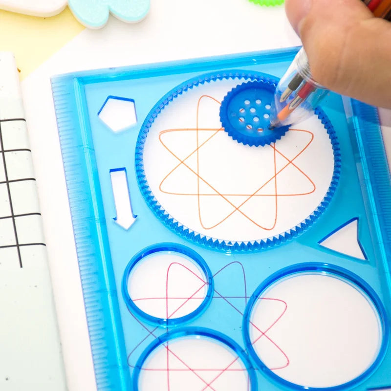 Geometry Spirograph Drawing Stencil Set - Creative Educational Toy