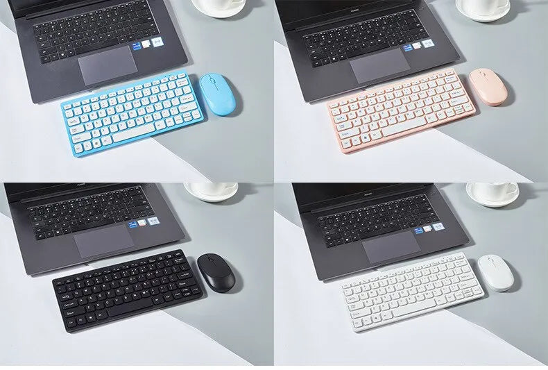 Ultra-Slim Bluetooth Keyboard & Mouse Combo