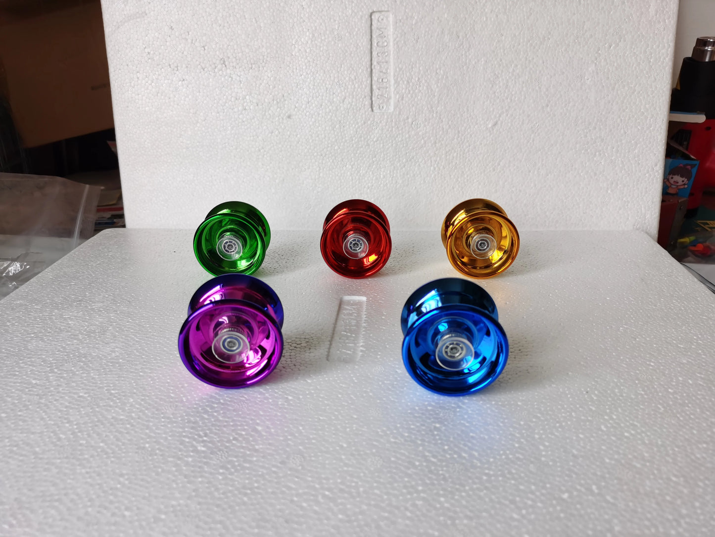 K2 Crystal Yo-Yo - Yo-Yo professionnel à double usage, réactif et non réactif