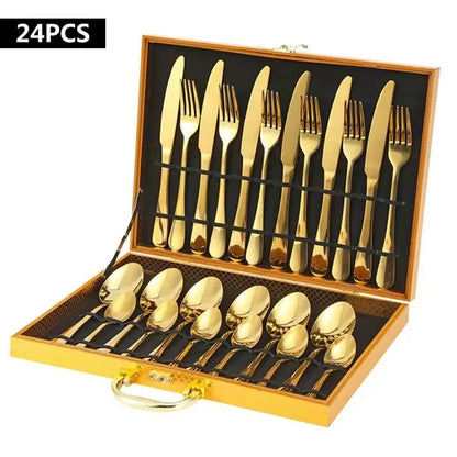 Stainless Steel Western Tableware Set