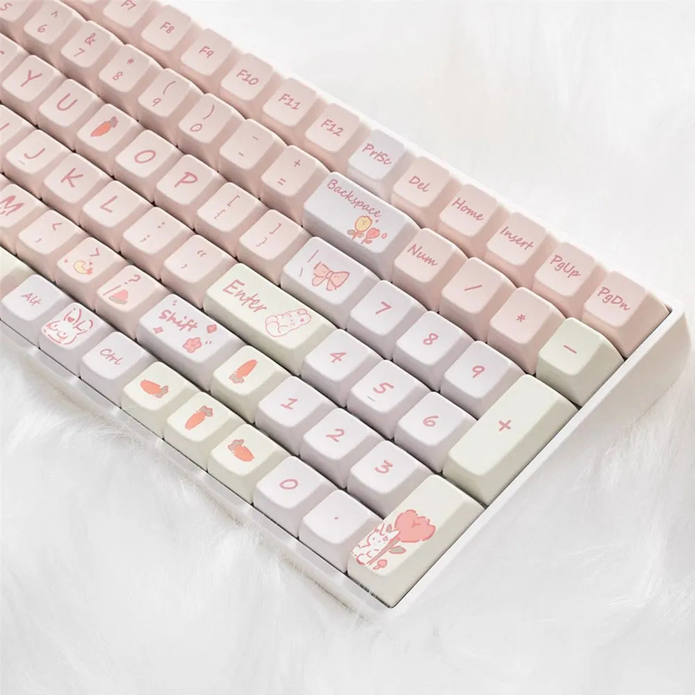 Curly Penguin MDA/Cherry Profile Keycaps