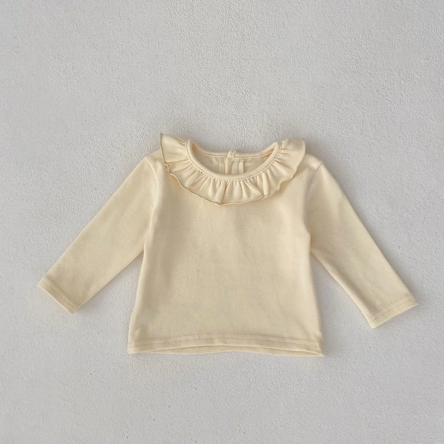 Baby Girls Buttoned T-Shirt for Winter