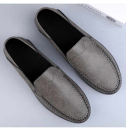 Herren handgemachte atmungsaktive Loafer