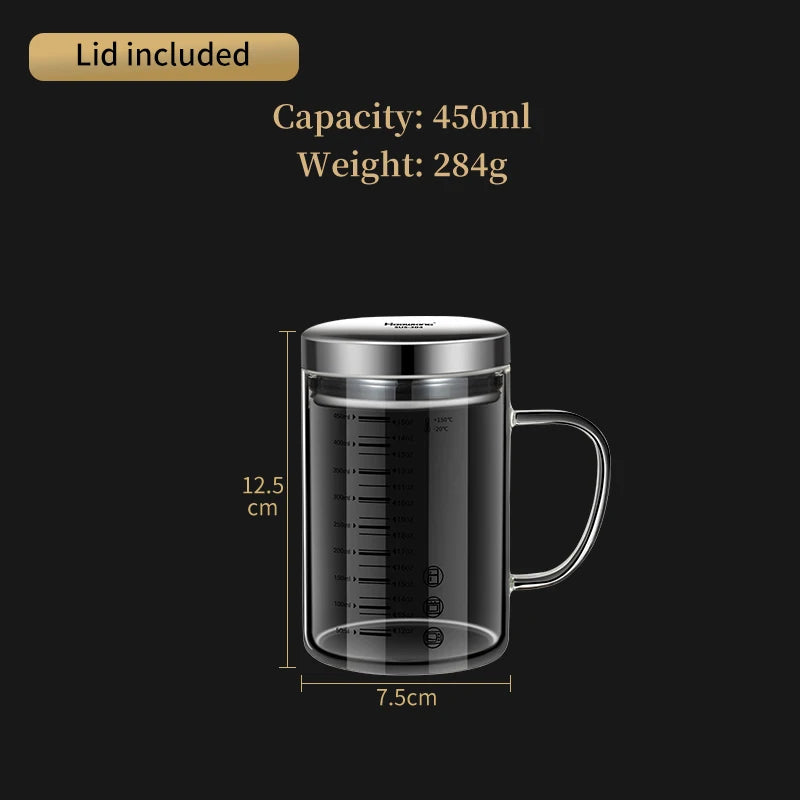 Gobelets doseurs borosilicatés multifonctions de qualité alimentaire