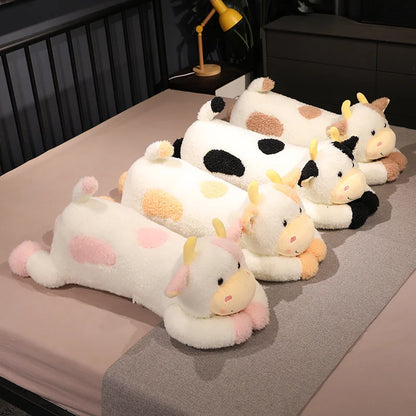 Cute 90cm/110cm Milk Cow Plush Toy