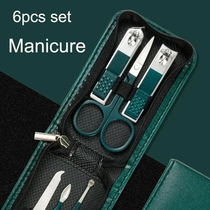 Portable 6-Piece Manicure Set - Nail Clippers