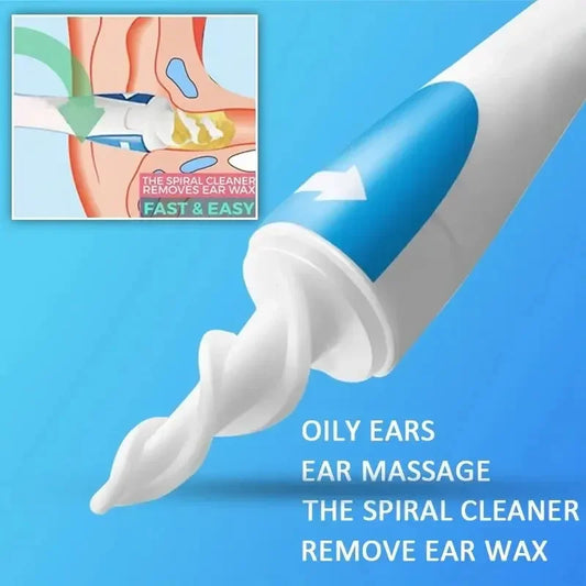 Ear Wax Remover Tool – Soft Silicone Ear Cleaner with 16 Replacement Tips