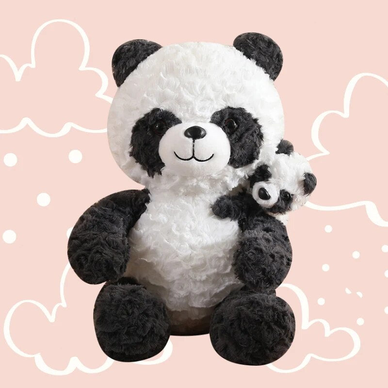 Adorable Panda Penguin Plush Duo