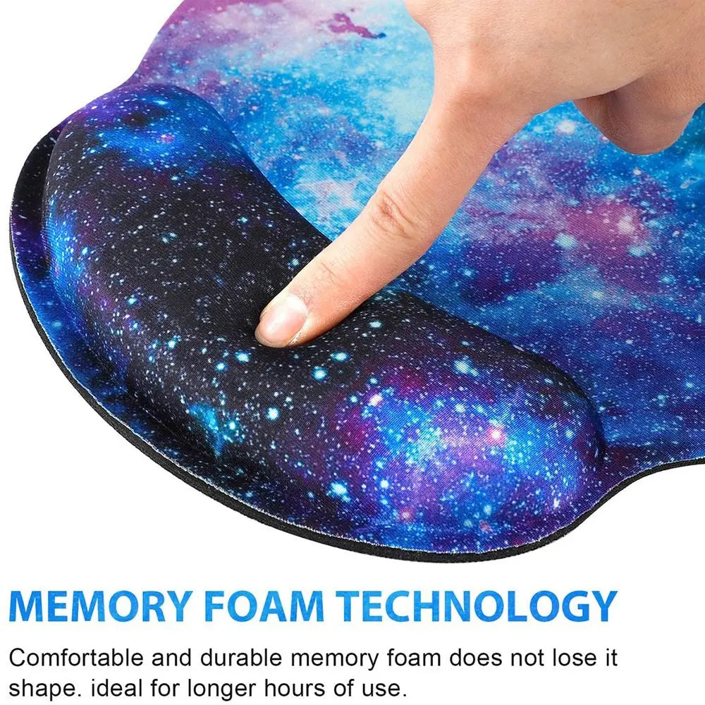 Ergonomic Silicone Non-Slip Wrist Rest Gaming Mouse Pad