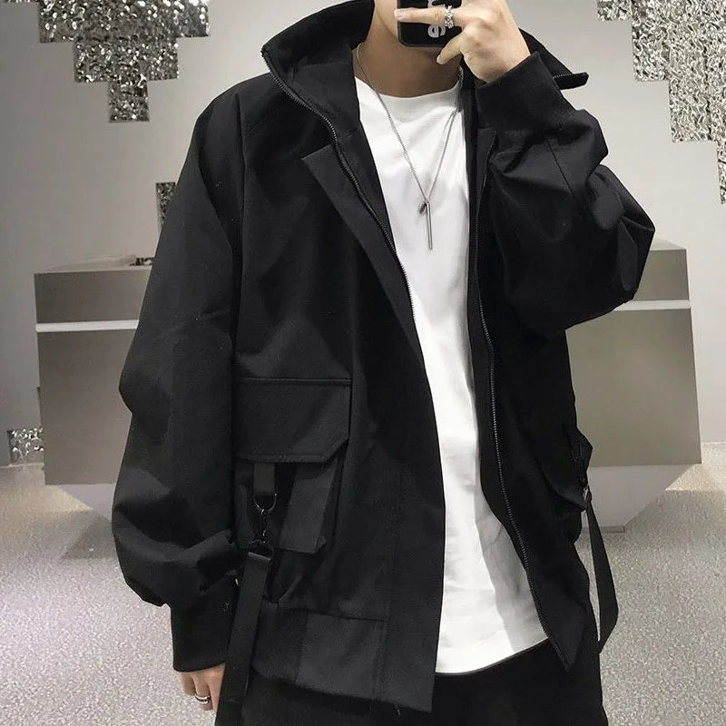 Harajuku Hip Hop Hooded Jacket