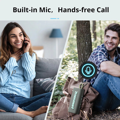 Trip Bluetooth 5.3-Lautsprecher Tragbarer Lautsprecher mit zwei Treibern