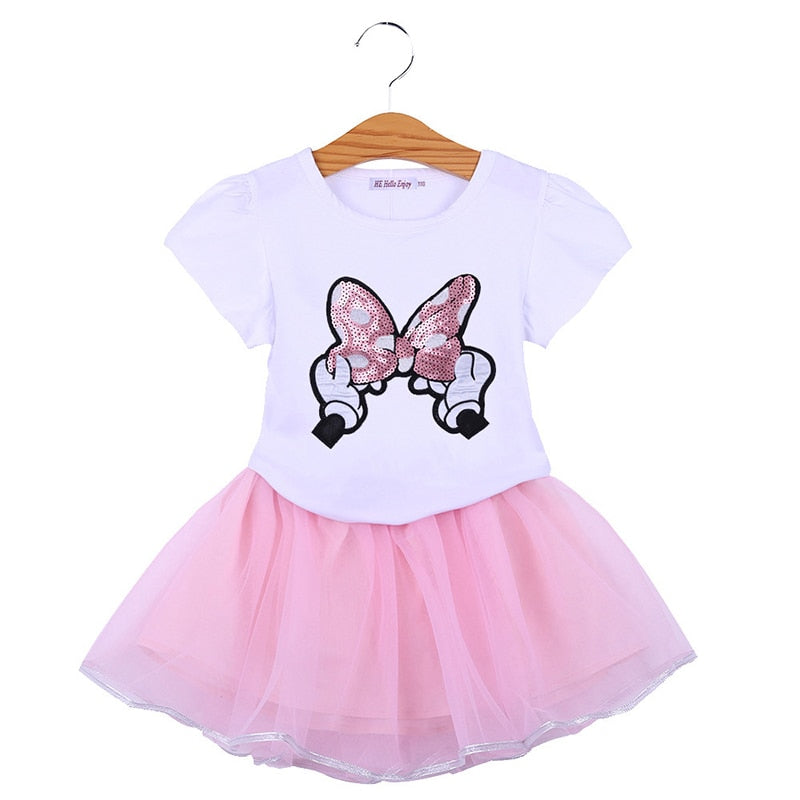 Ensemble 2 pièces Minnie Mickey Enfant T-shirt + Jean