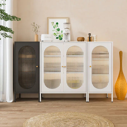 Elegant White Entryway Cabinet