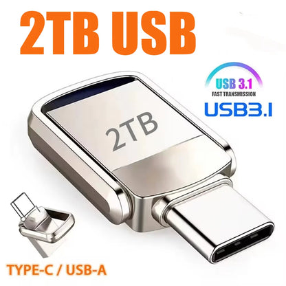 Type-C Metal USB Flash Drive - 32GB to 64GB