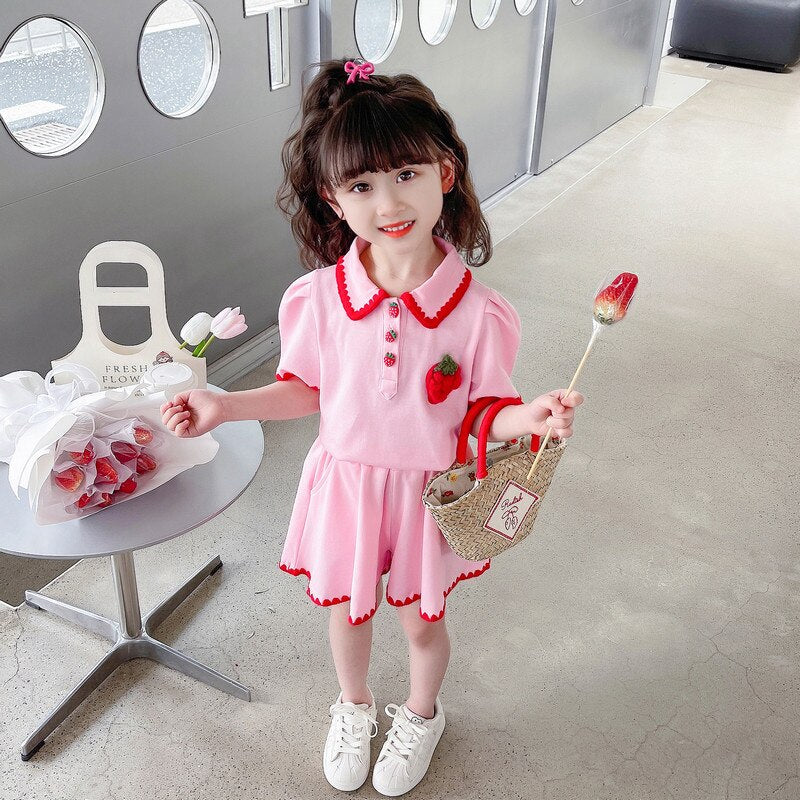 Strawberry Kids 2-Piece Summer Set