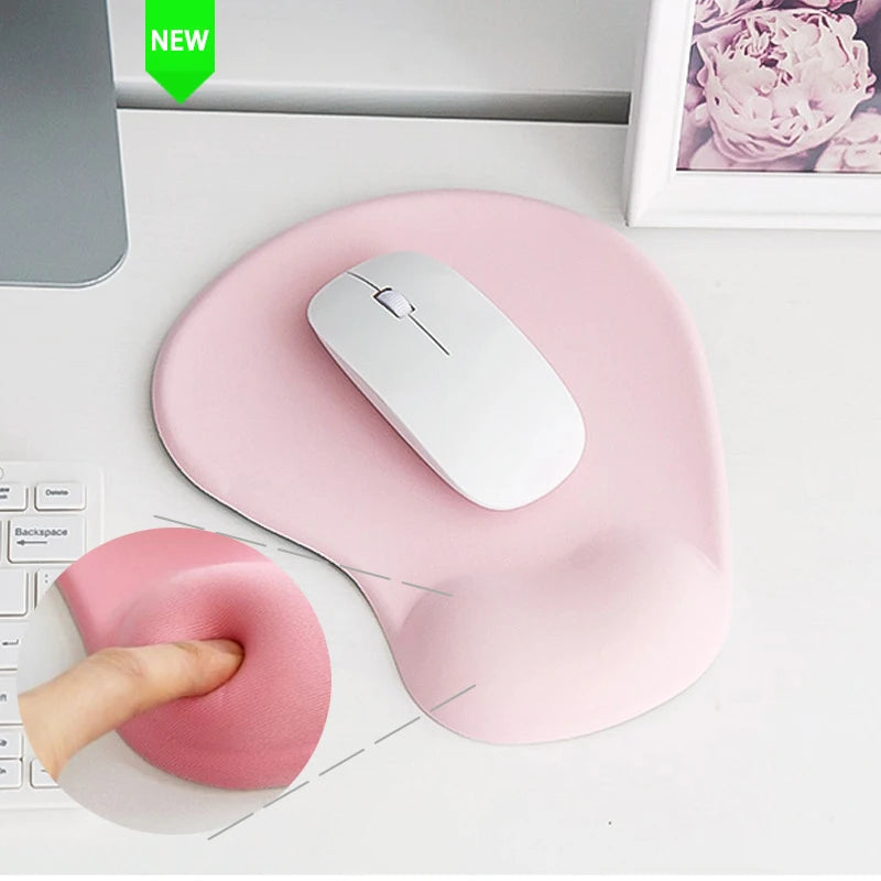 mouse pad, wrist rest, mouse pad with wrist rest, ergonomic wrist rest, gel mouse pad, ergonomic mouse pad, computer mouse pad, mouse pad and wrist rest