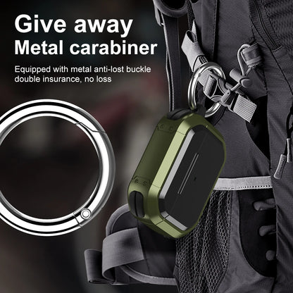 Étui pour AirPods avec verrouillage sécurisé et camouflage gris