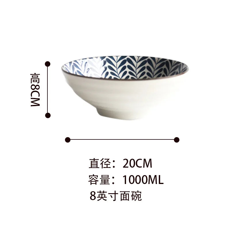 Ceramic Soup Bowl with Microwave-Safe Handle