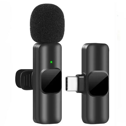 Wireless Lavalier Microphone - Noise-Reducing Live Streaming Mic