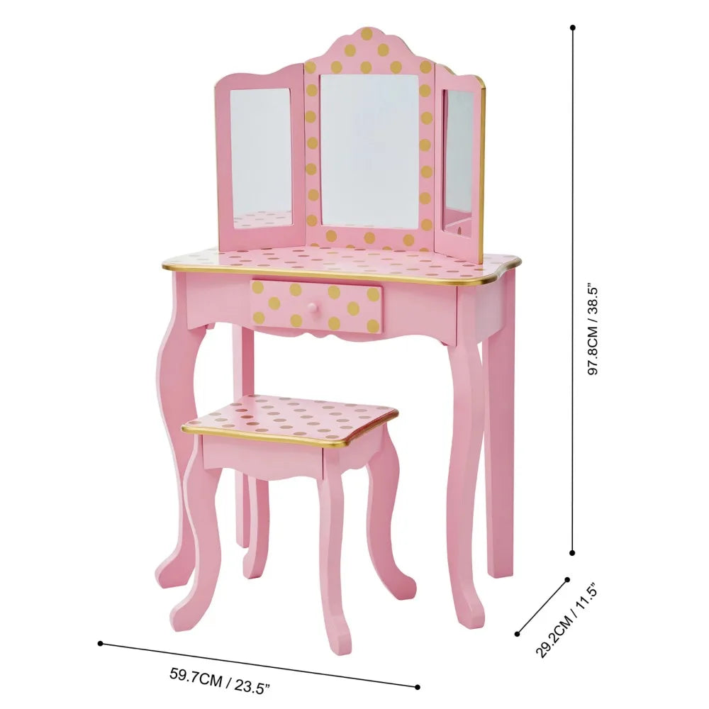 Kids Vanity Set with Mirror