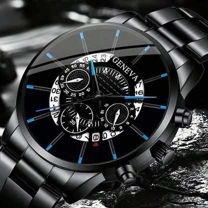 Ensemble de montres à quartz de luxe pour hommes