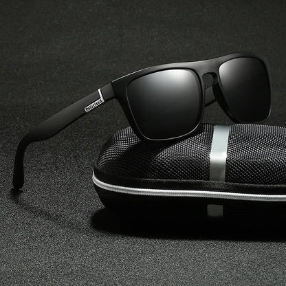Men's Classic Square UV400 Polarized Beach Sunglasses
