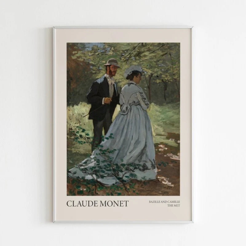 Notizblock mit Gemälden von Monet und Van Gogh – nicht klebender Notizaufkleber