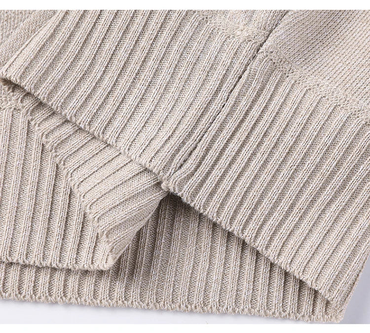 Versatile Men's Knit Pullover Sweater