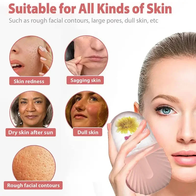Hautpflege - Eis-Gesichtsroller und Globe-Massagegerät