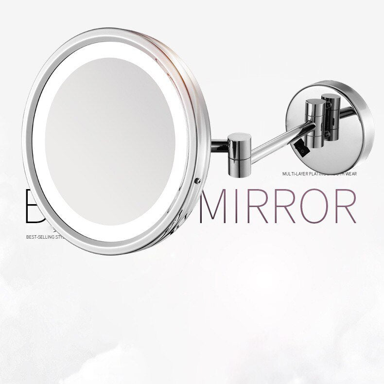 Modern LED Makeup Mirror - Wall Mounted