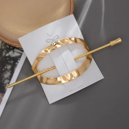 Ensemble de bâtons à cheveux en métal chic