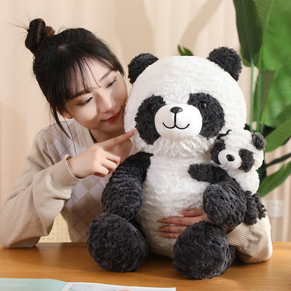 Jouets en peluche doux de canard de panda de pingouin