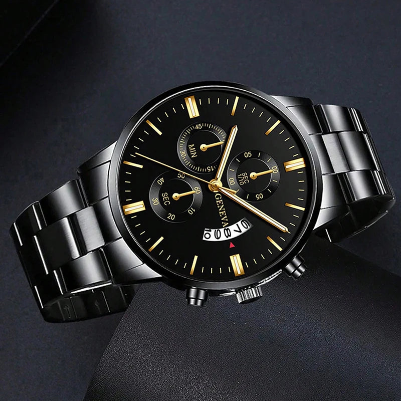 Stainless Steel Men's Quartz Watch