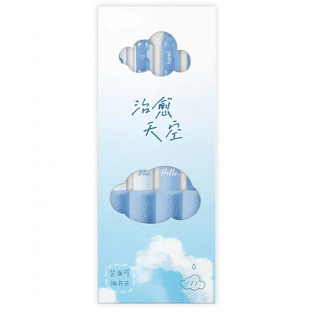 4PCS Green Series 0.5MM Gel Pens Pack