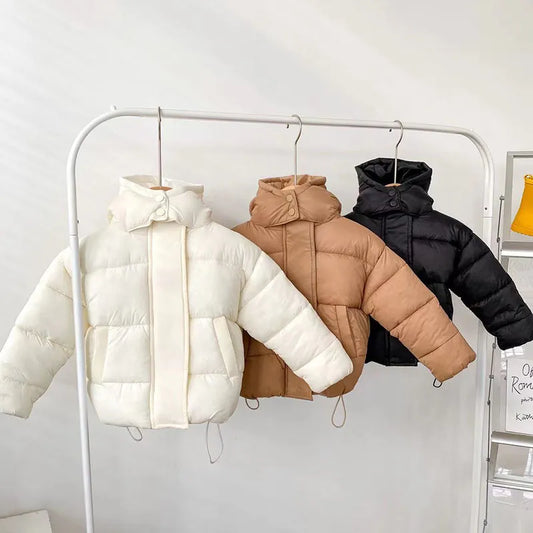 Parkas d'hiver pour enfants, vêtements d'extérieur de style coréen