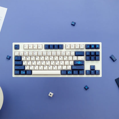 Capuchons de touches GMK Blue Moon PBT - Bleu simple