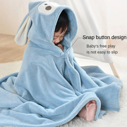 Pure Cotton Hooded Baby Bath Towel