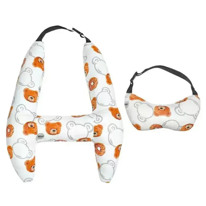 Coussin de soutien du cou pour enfant à motif animal mignon